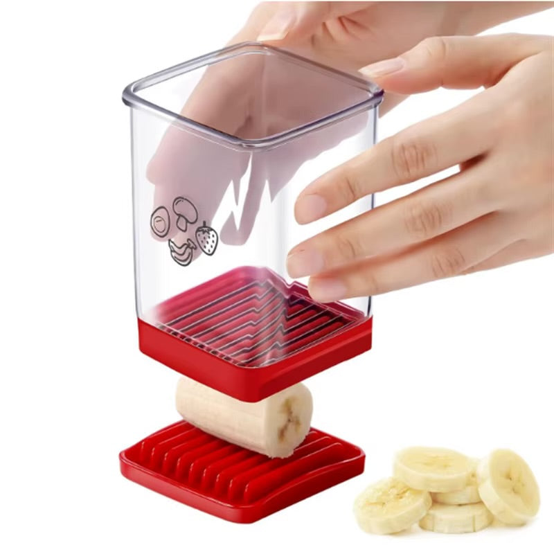 QuickSlice Fruit & Veggie Dicer – Effortless Slicer for Bananas, Strawberries & More